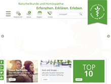 Tablet Screenshot of carstens-stiftung.de
